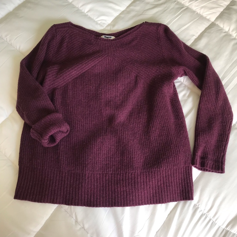 Madewell purple sweater
